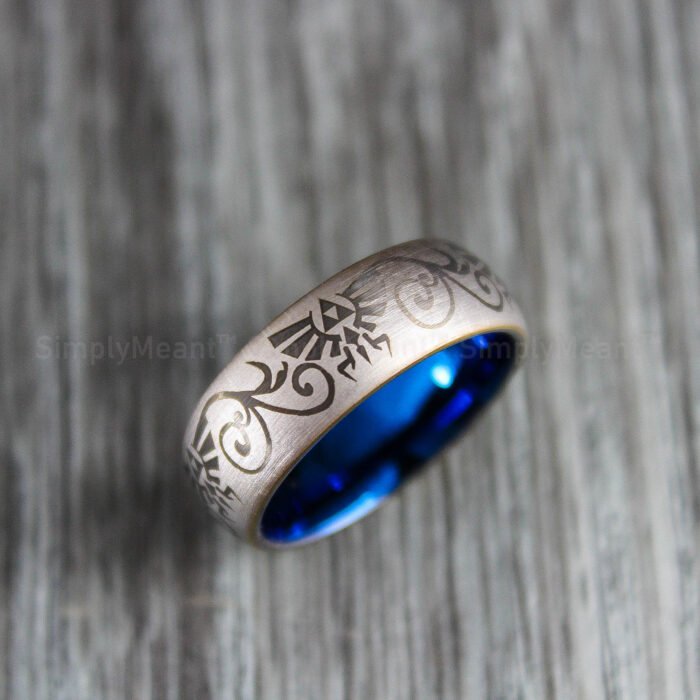 Zelda Wedding Rings, Legend of Zelda Wedding Rings, Zelda Jewelry, Gamer Rings - Image 3