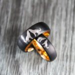 Wolves Ring, Howling Wolves Wedding Band, Wolf Jewelry - Image 3